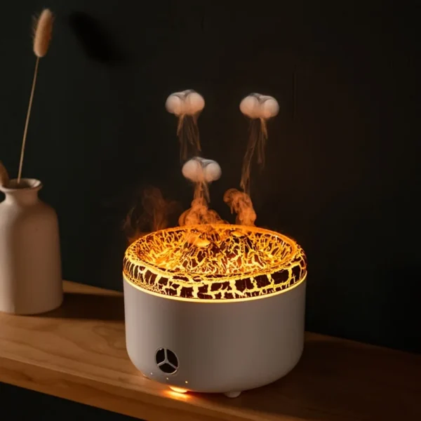 Eco-Friendly Ultrasonic Humidifier 550ml Capacity Auto Shut-Off and Timer Aromatherapy Diffuser for Relaxation and Better Sleep - Image 4