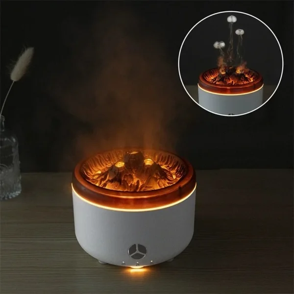 Eco-Friendly Ultrasonic Humidifier 550ml Capacity Auto Shut-Off and Timer Aromatherapy Diffuser for Relaxation and Better Sleep - Image 2