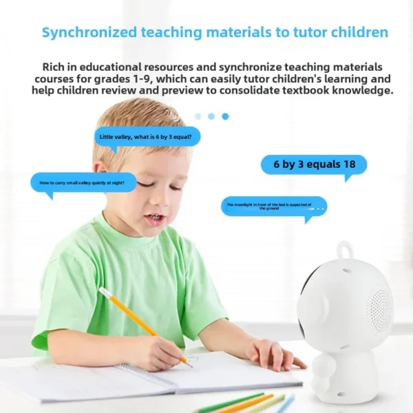 Smart Robot Early Education Toys WiFi Voice Dialogue AI Internet Connected Educational Learning Machine Student Gifts - Image 3