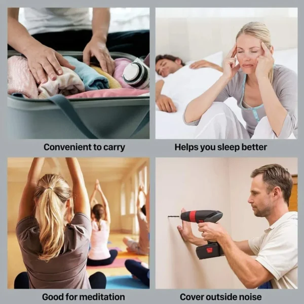 Portable Baby White Noise Machine USB Rechargeable Timed Shutdown Sleep Machine Baby Sleep Sound Player Night Light Noise Player - Image 4