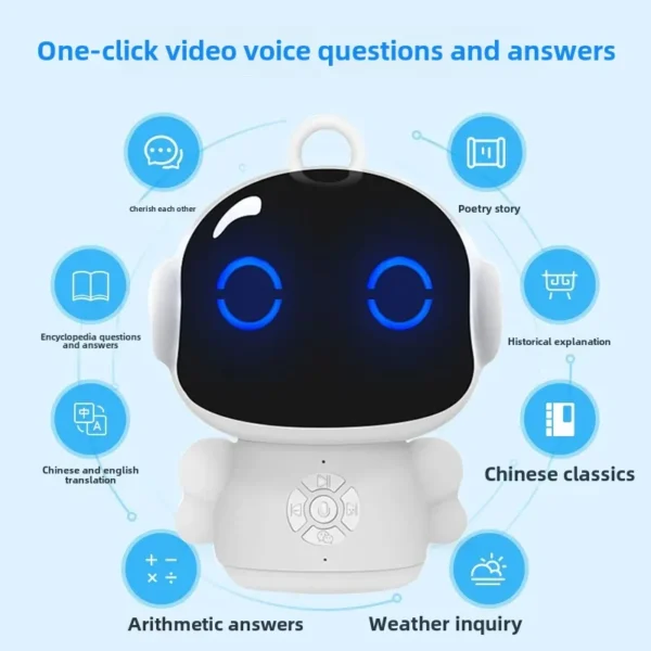 Smart Robot Early Education Toys WiFi Voice Dialogue AI Internet Connected Educational Learning Machine Student Gifts - Image 2