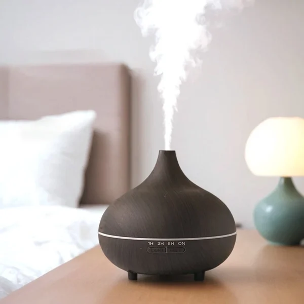 500ML Air Humidifier Essential Oil Diffuser Aromatherapy Machine Aroma Humidifier Cool Mist Maker Fogger Purify for Home Office - Image 3