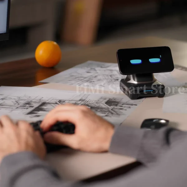 New LOOi Smart Robot Ai Desktop Move Transforming Mobile for iPhone/Android Phones Into Intelligent Electronic Automation Robots - Image 3