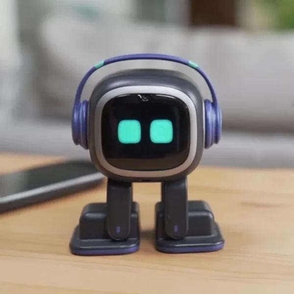 Intelligent Emotional Voice Robot Communication Interaction Ai Desktop Toy Children Companion Pet Vector Robot - Image 2