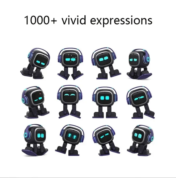 Intelligent Emotional Voice Robot Communication Interaction Ai Desktop Toy Children Companion Pet Vector Robot - Image 6