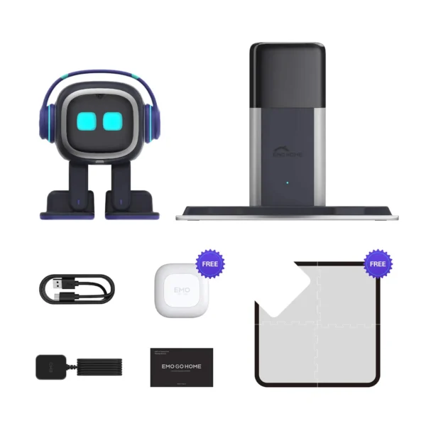 Intelligent Emotional Voice Robot Communication Interaction Ai Desktop Toy Children Companion Pet Vector Robot - Image 5