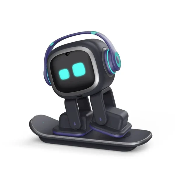 Intelligent Emotional Voice Robot Communication Interaction Ai Desktop Toy Children Companion Pet Vector Robot