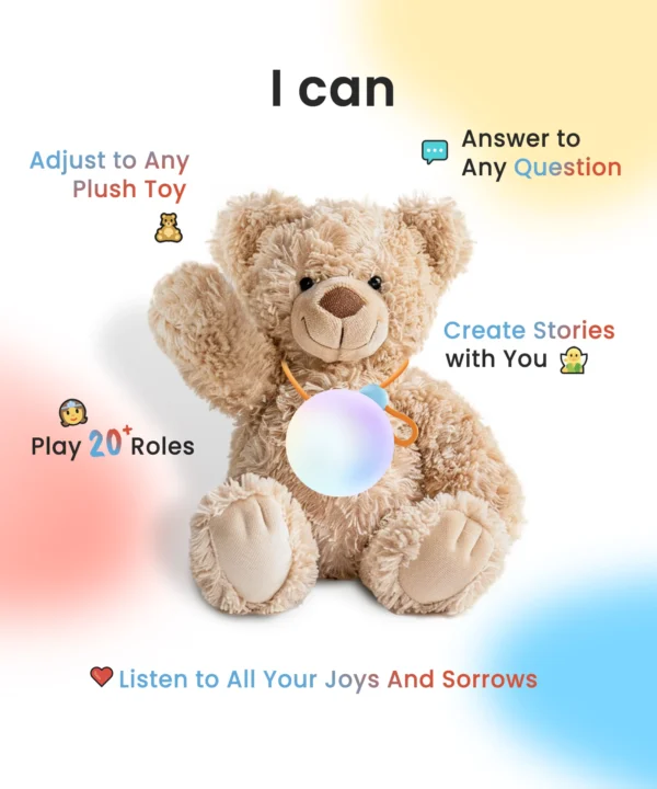 BubblePal AI Companion Toy Sky Blue - Haivivi - Image 3